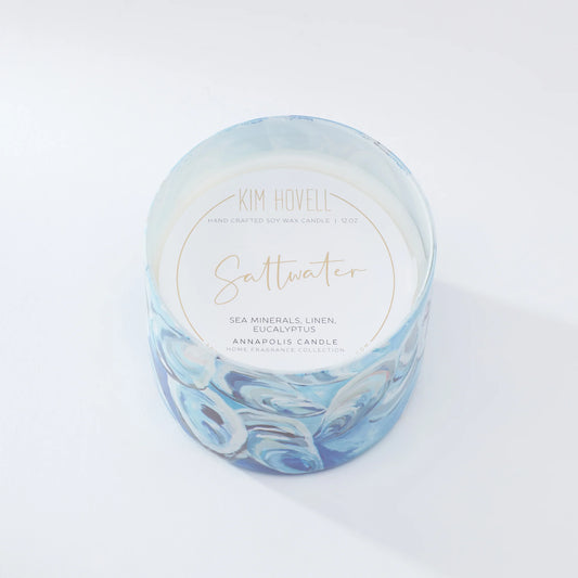 Kim Hovell Saltwater 3-Wick Candle
