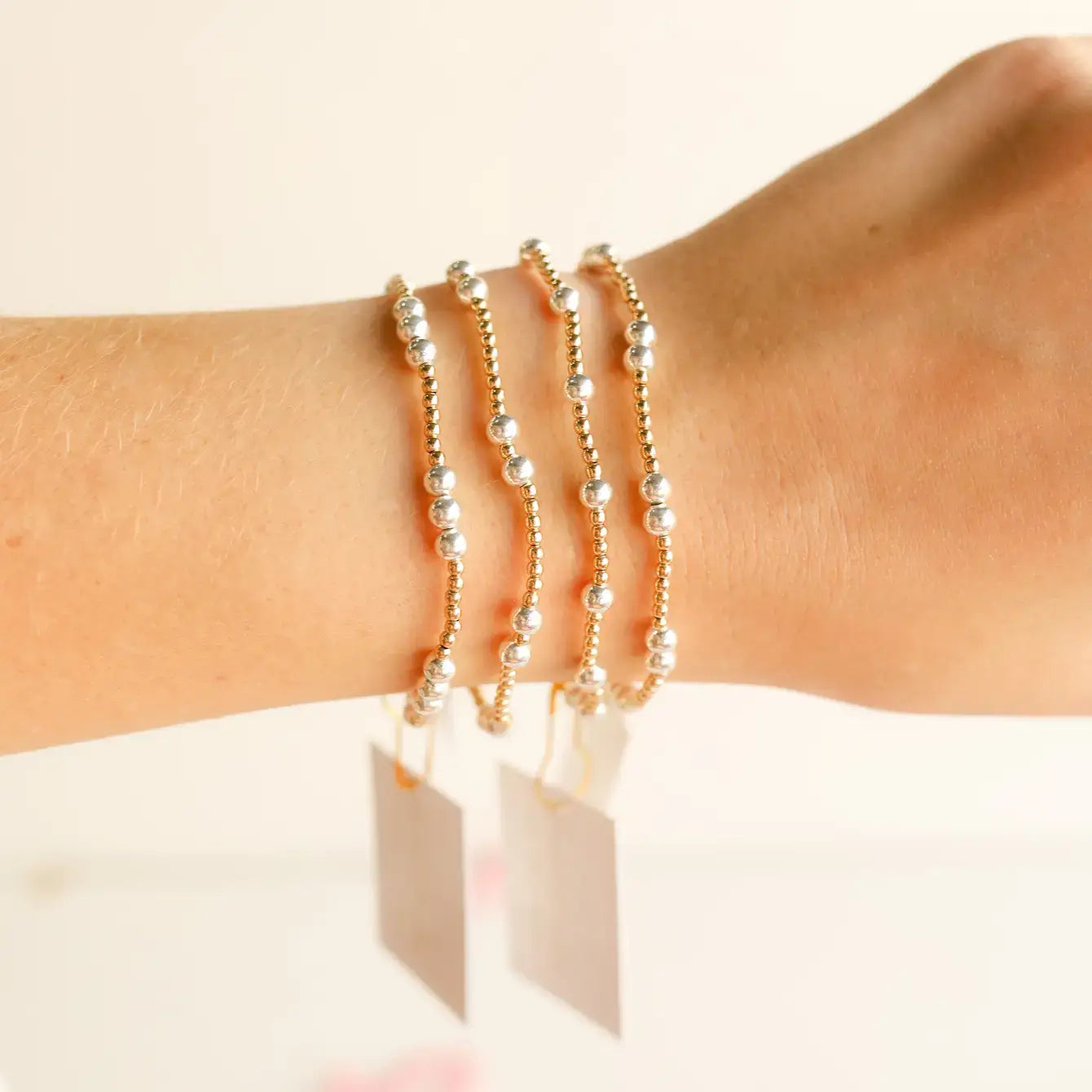 June Bracelet in Gold with Silver