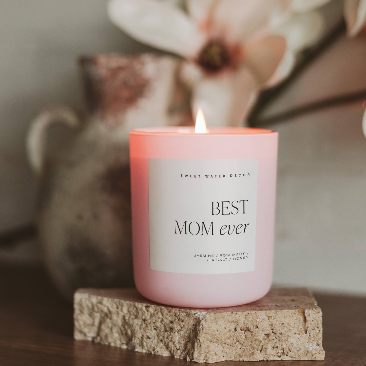 Best Mom Ever 15 oz Soy Candle, Matte Jar