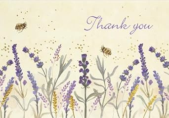 Lavender and Honey Thank You Notes