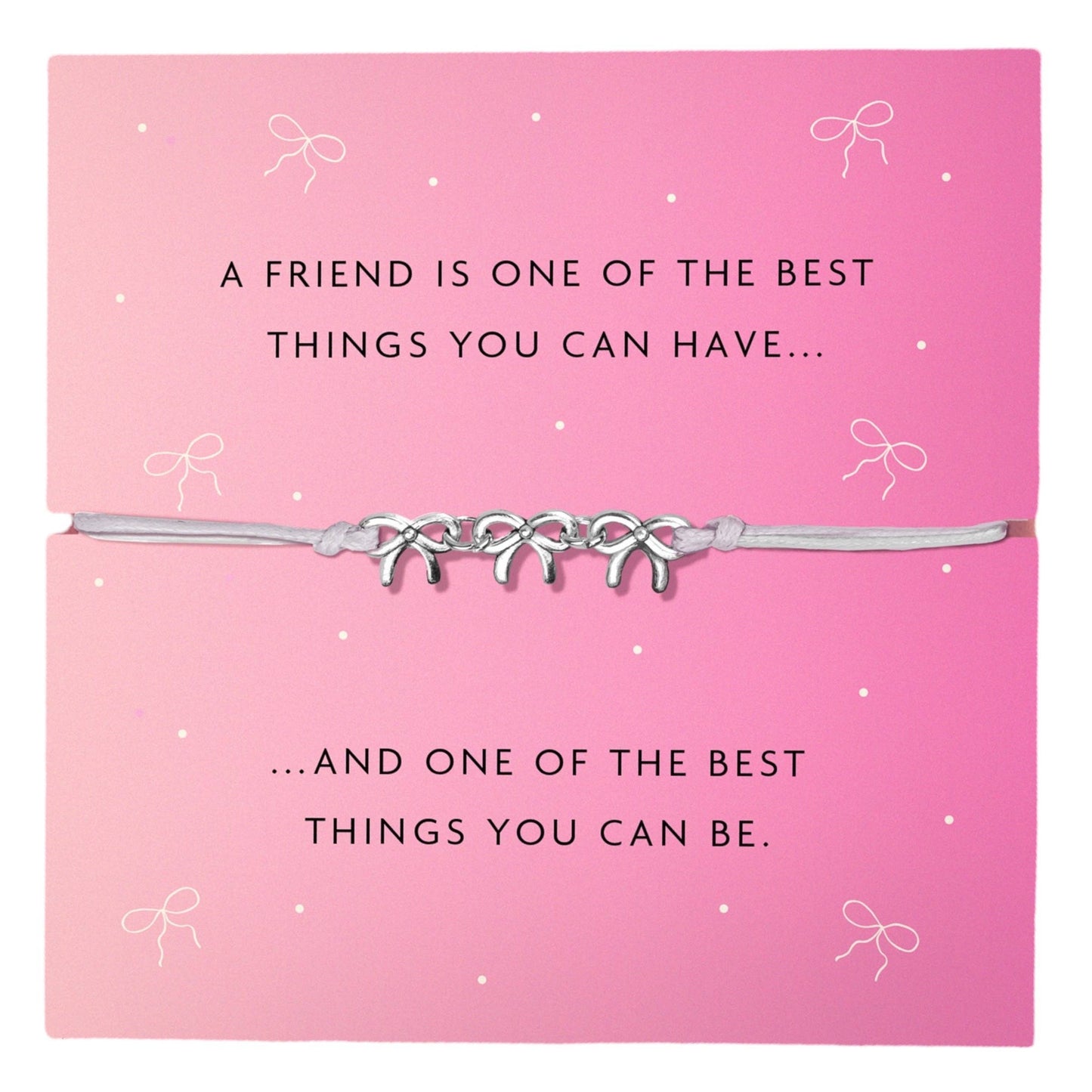 Friendship Bow Bracelet