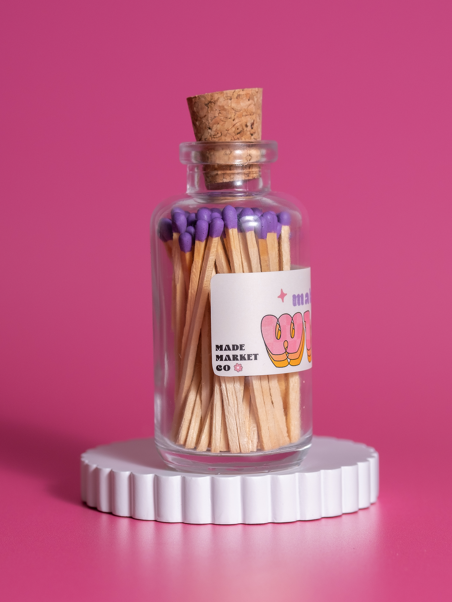 New! Mini Apothecary Vintage "Make a Wish" Matches