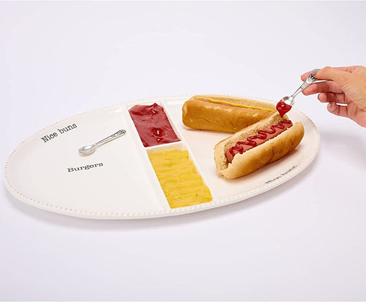 Burger & Hot Dog Platter Set