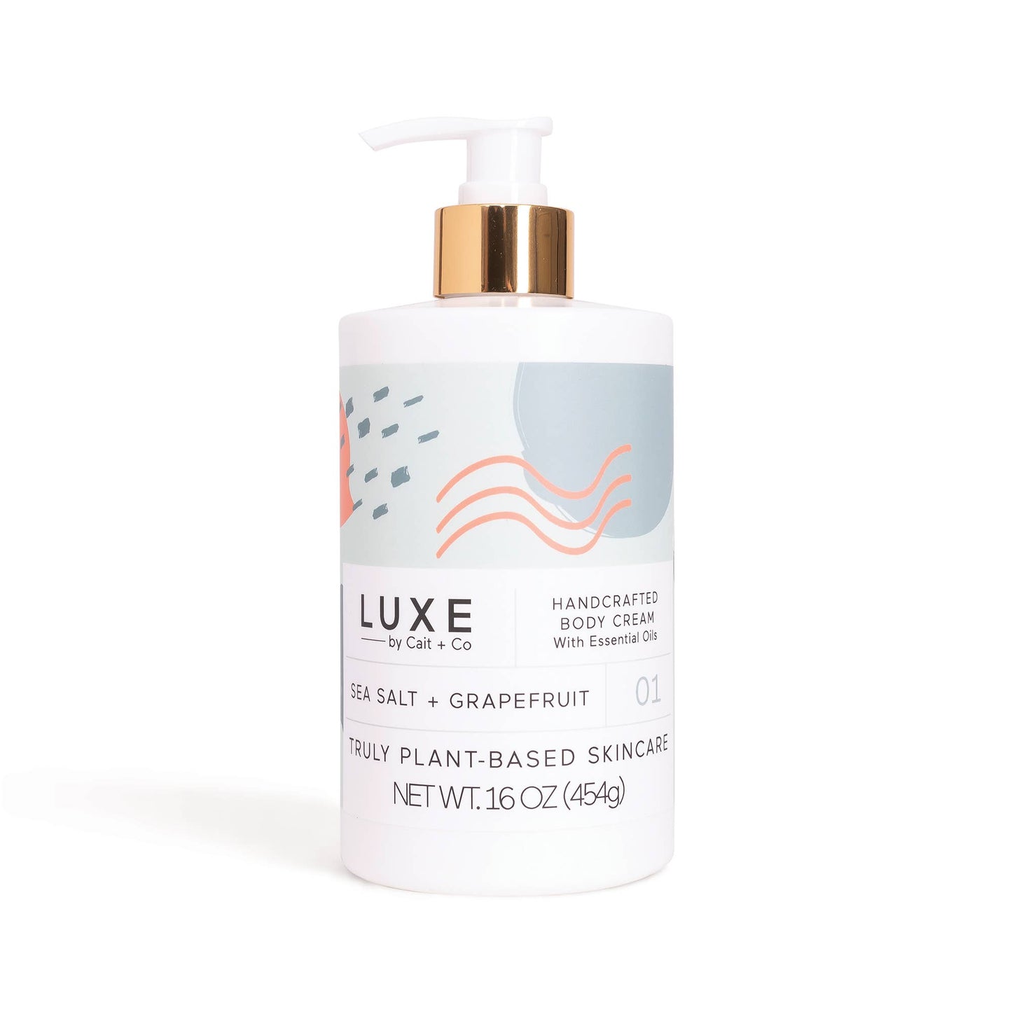 Sea Salt + Grapefruit Shea Butter Body Cream - 16oz | Luxe