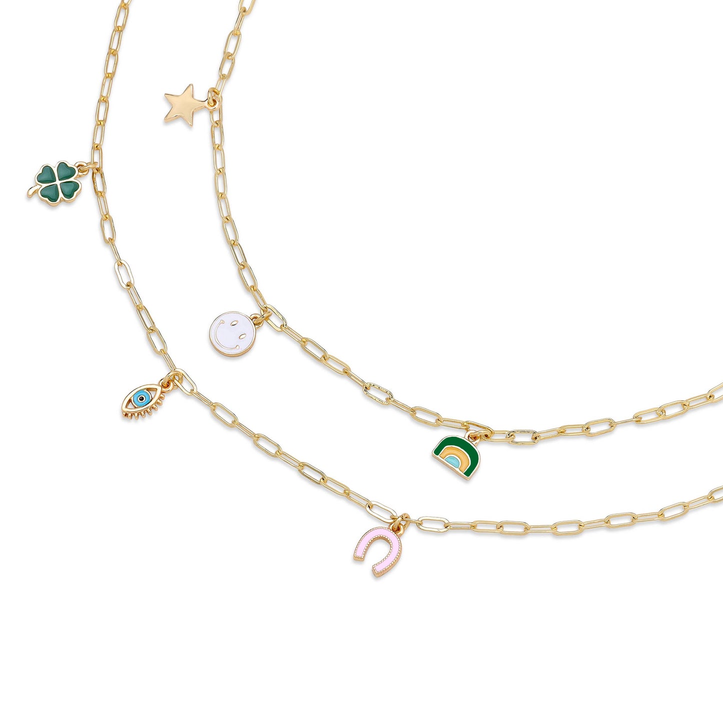 Enamel Treasure Necklace - Sweet