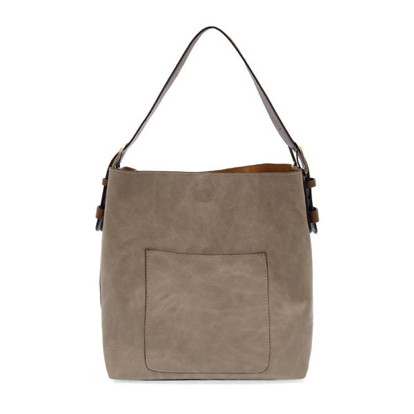 Grey Coffee Classic Hobo Handbag