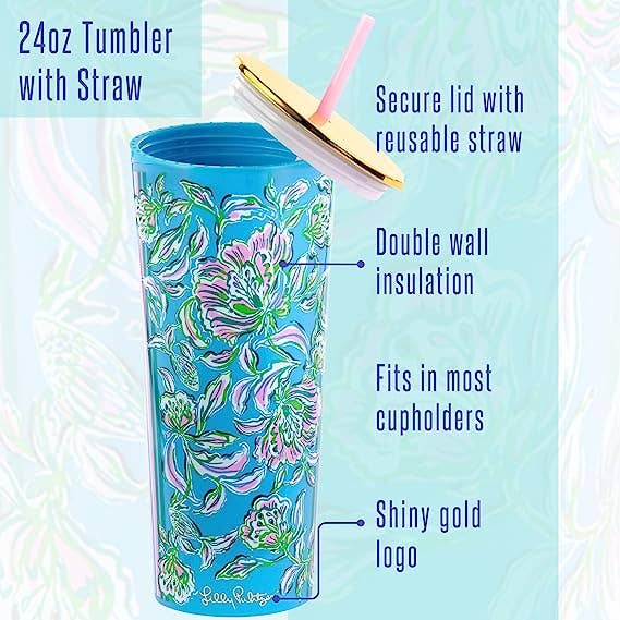 Tumbler with Straw, Chick Magnet