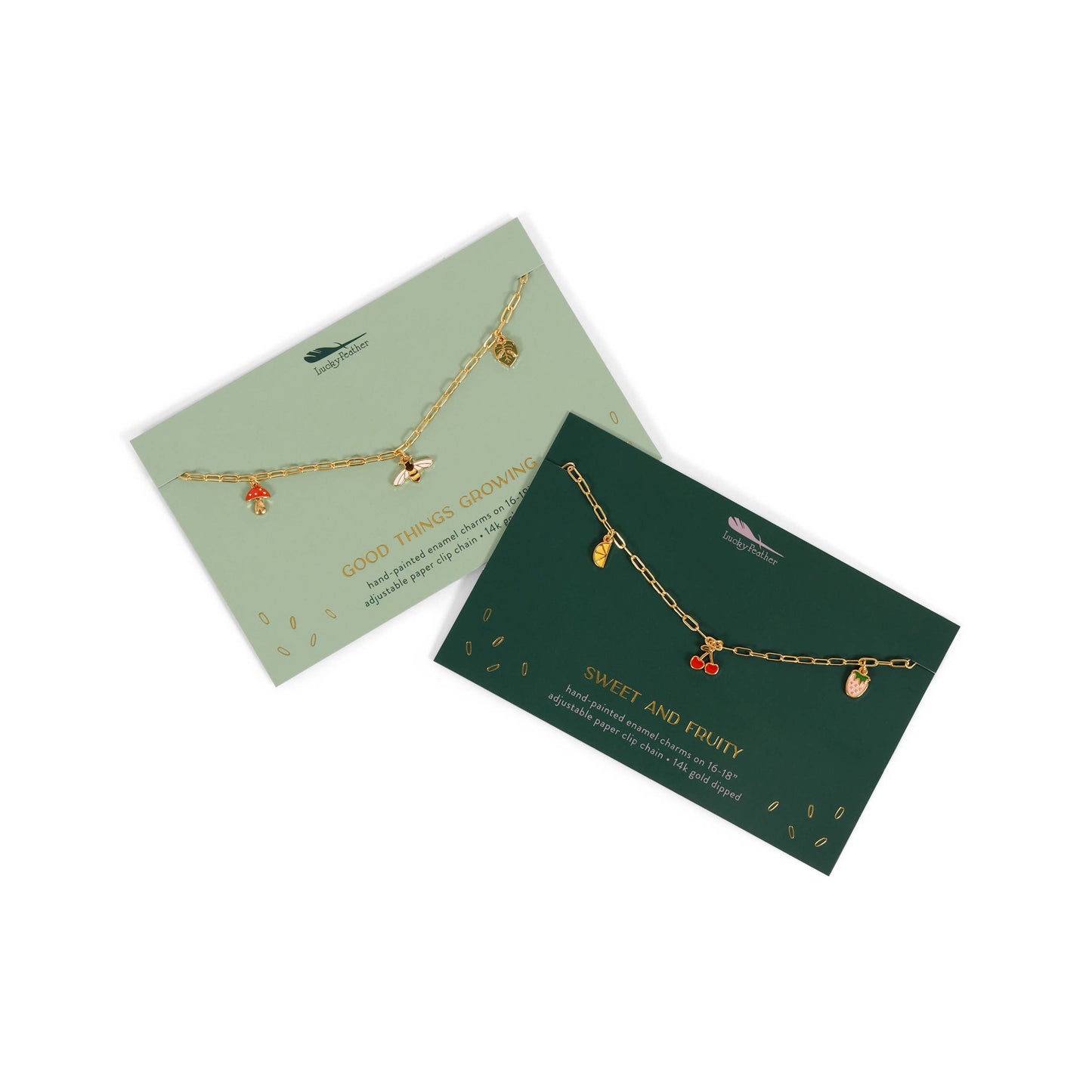 Enamel Treasure Necklace - Sweet