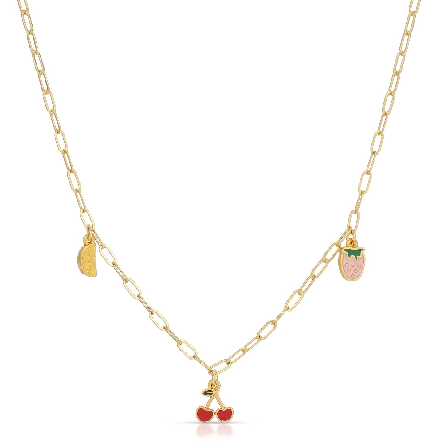 Enamel Treasure Necklace - Sweet