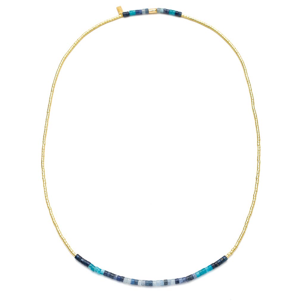Ombre Stone Wrap - Midnight/Gold