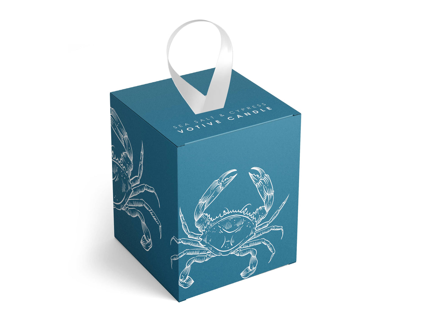 Sea Salt + Cypress Ornament Votive Candle: Starfish Style Votive