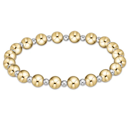enewton Classic Grateful Pattern 6mm Beaded Bracelet