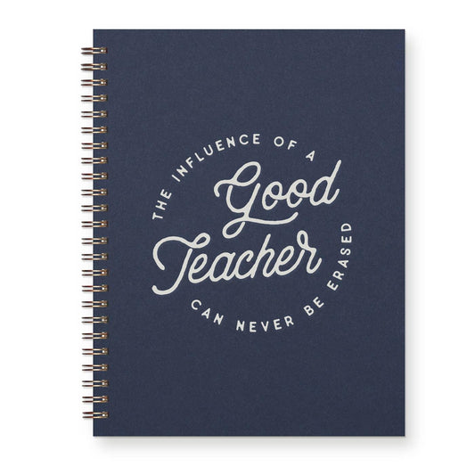 Teacher Influence Journal: Lined Notebook - The Silver Dahlia