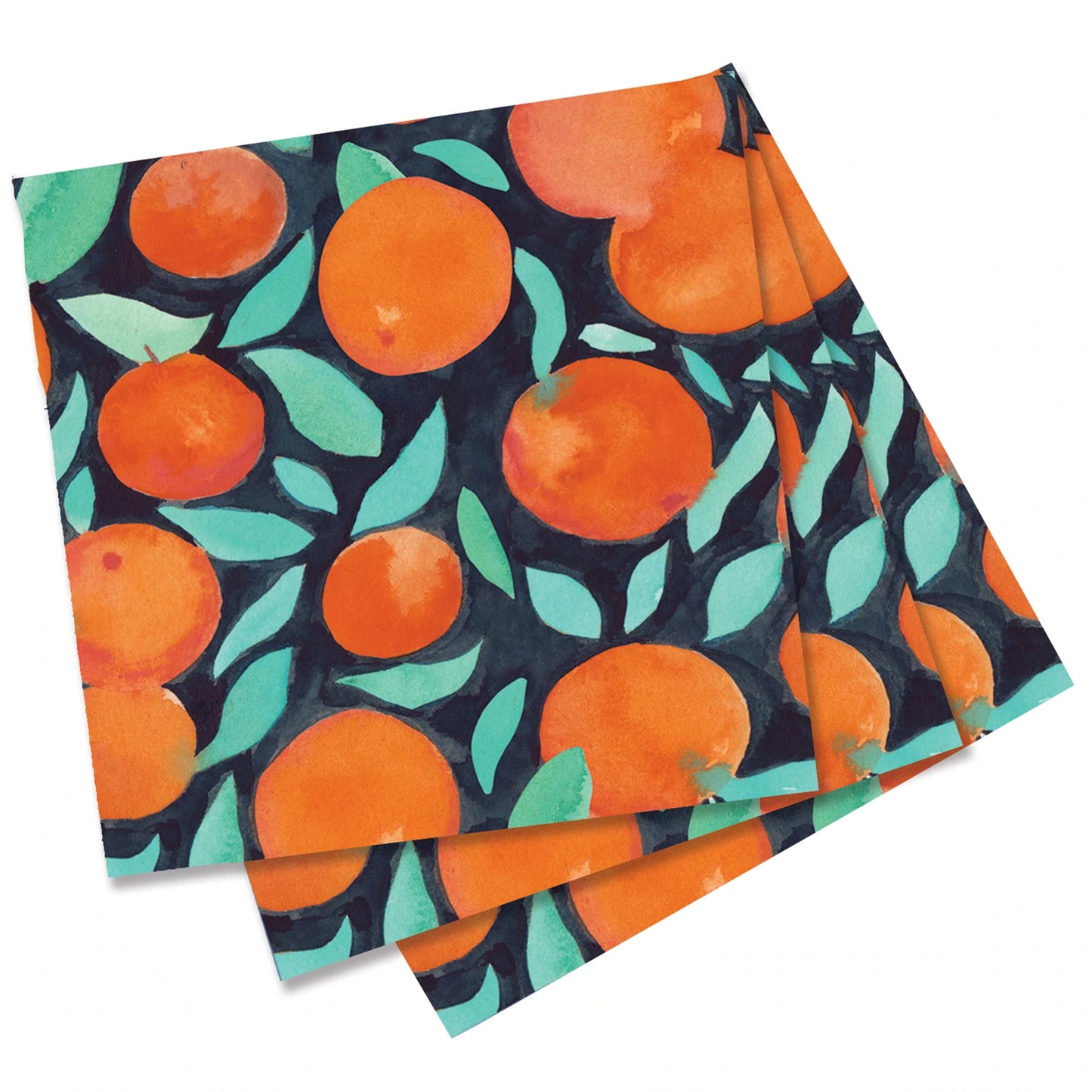 Orange Crush Paper Napkin - The Silver Dahlia