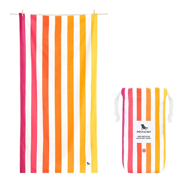 Quick Dry Beach Towels - Sand Free - The Silver Dahlia