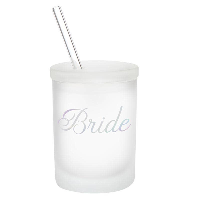 Glass DOF W/Lid- Bride - The Silver Dahlia