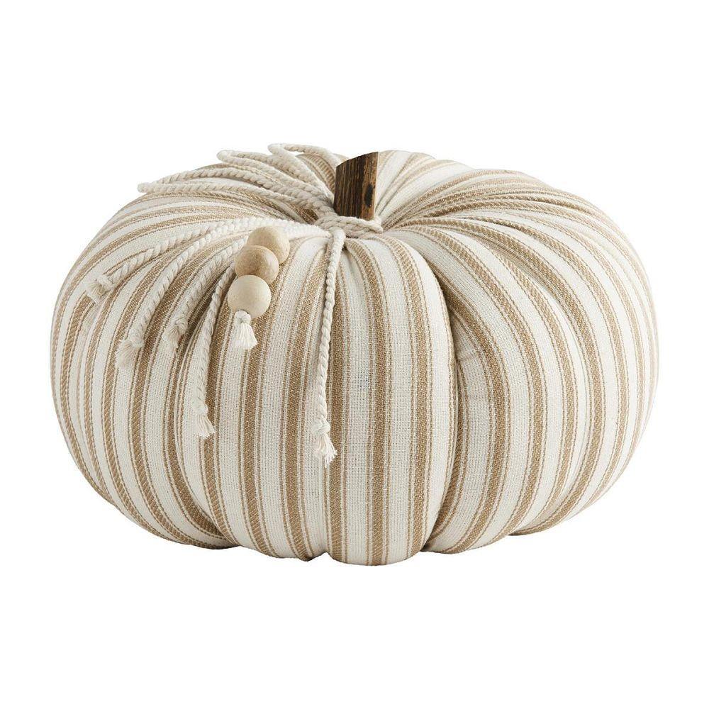Med Ticking Stripe Pumpkin - The Silver Dahlia
