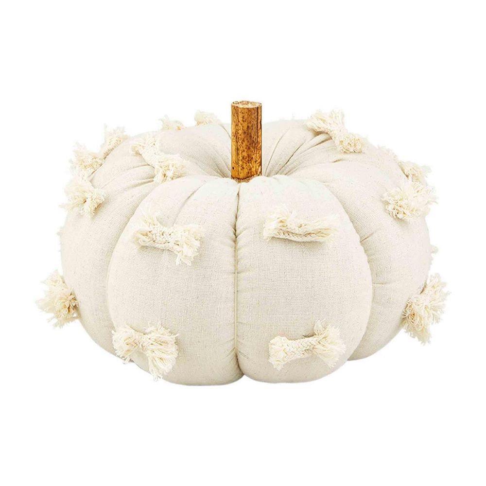 Sm Dot Fabric Pumpkin Sitter - The Silver Dahlia