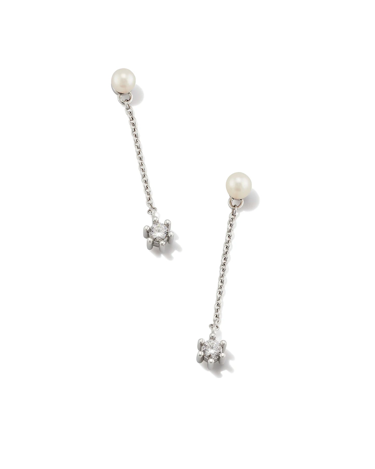 Leighton Pearl Linear Earrings