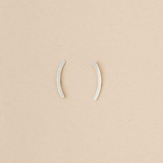 Comet Curve Earring - The Silver Dahlia