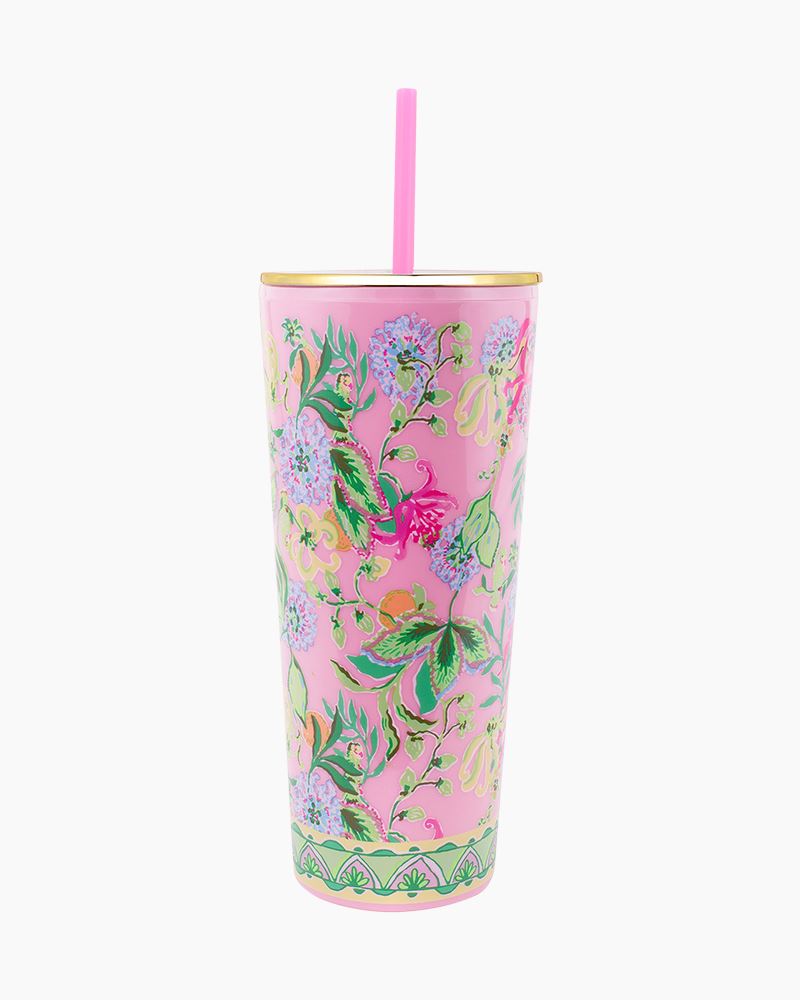 Tumbler with Straw, Via Amore Spritzer