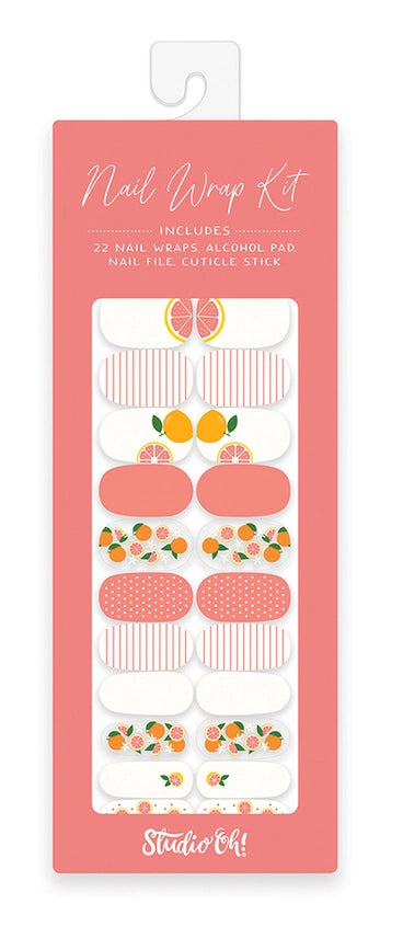 Citrus Grove Nail Wrap Kit