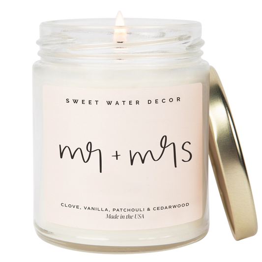 Mr. & Mrs. 9 oz Soy Candle