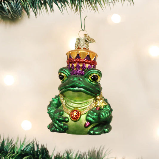 Frog King Ornament