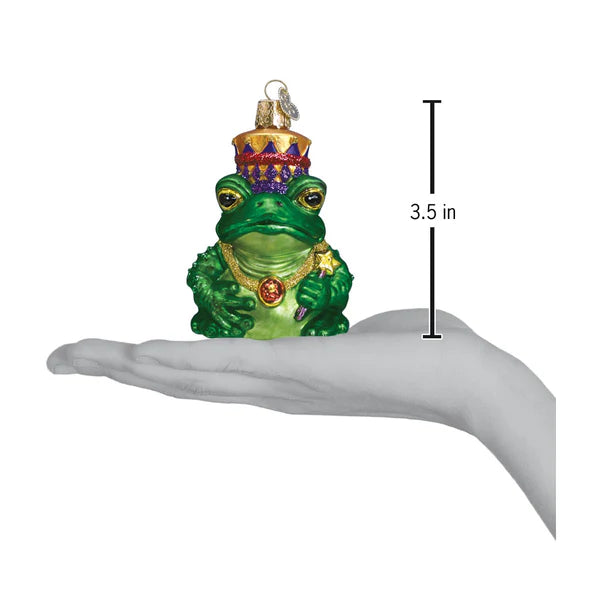 Frog King Ornament