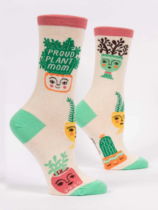 Proud Plant Mom Crew Socks