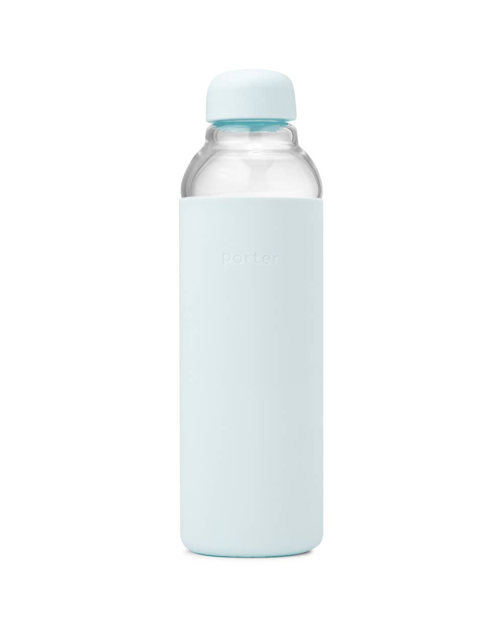Glass Water Bottle: Blush