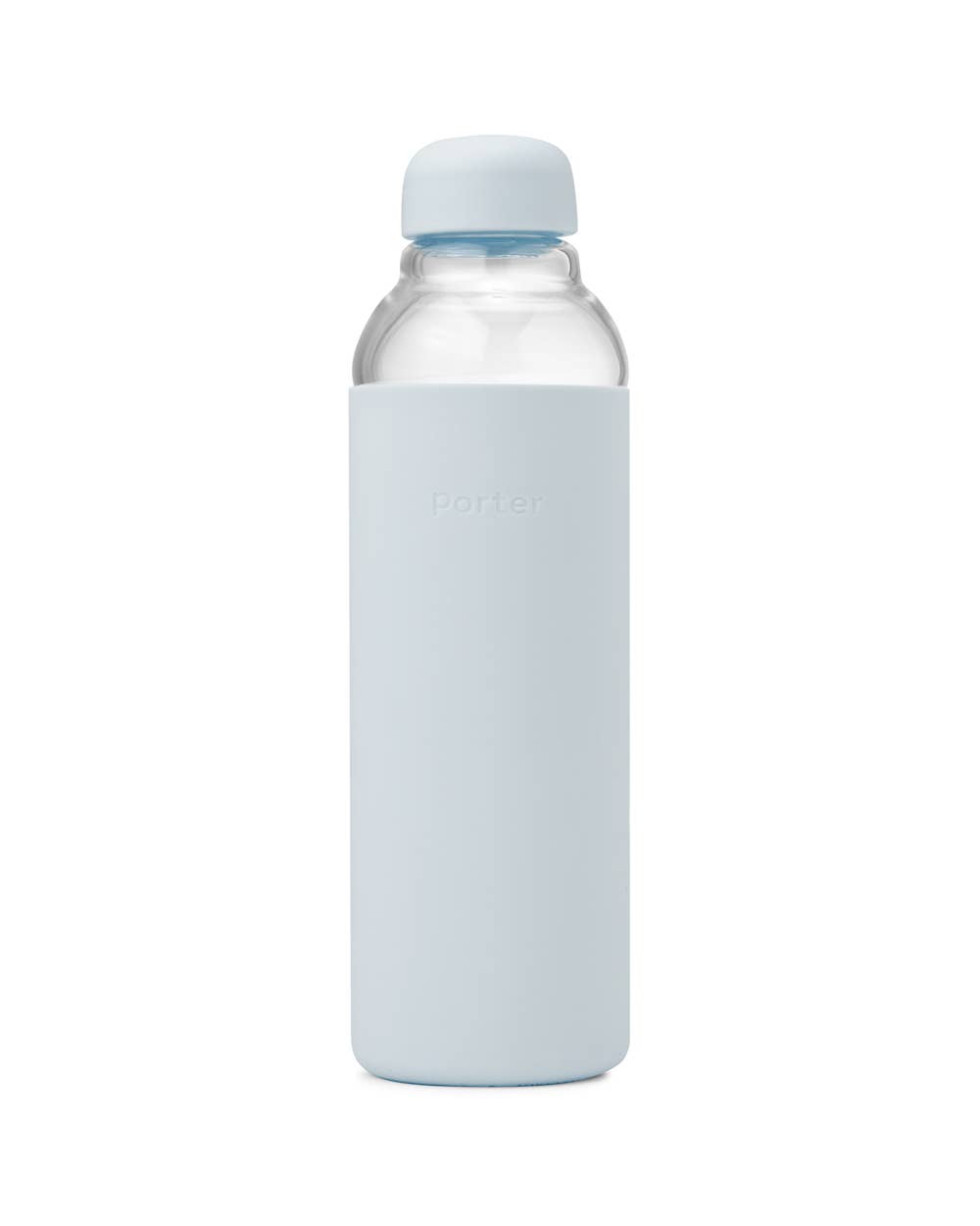 Glass Water Bottle: Mint