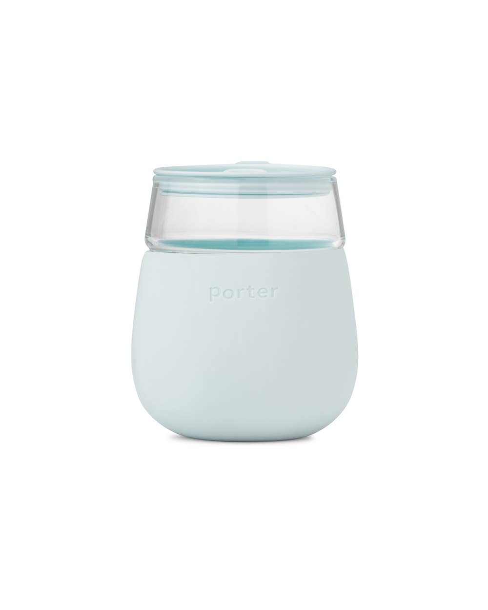 Wine & Drink Glass Cup with Silicone Wrap: Lavender