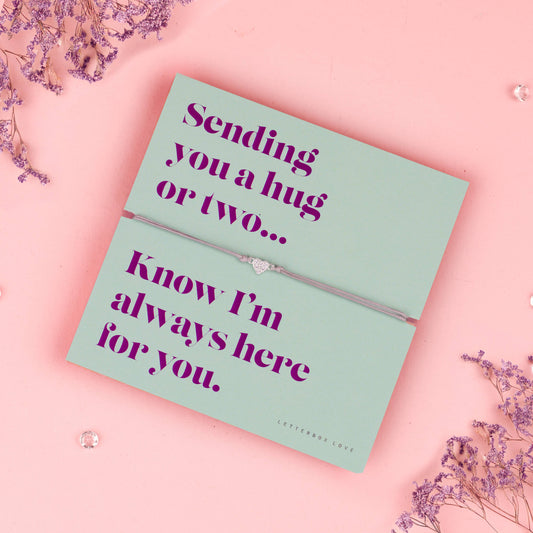 Sending Hugs - Sending Sentiments Bracelet