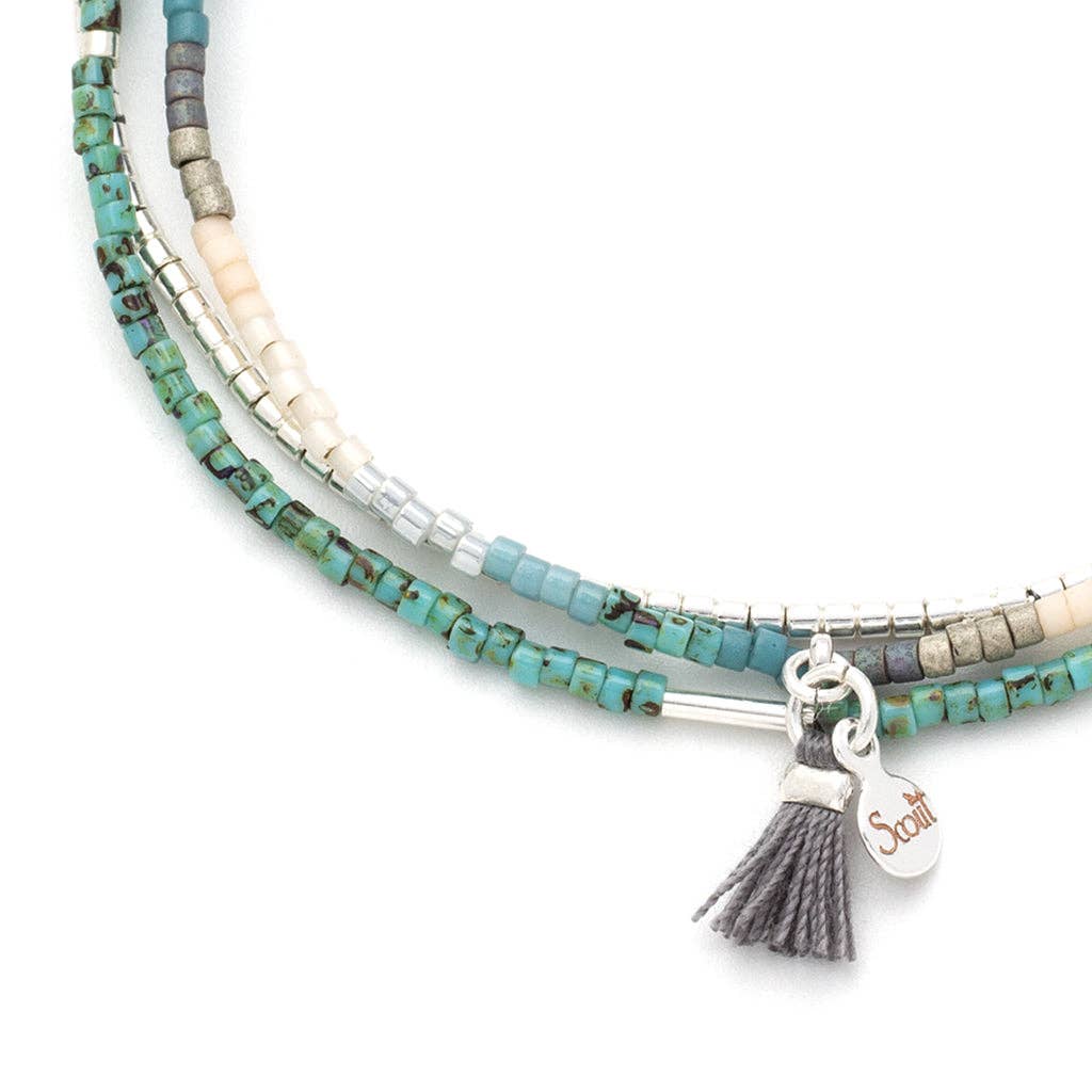 Chromacolor Miyuki Bracelet Trio - Turquoise Multi/Silver