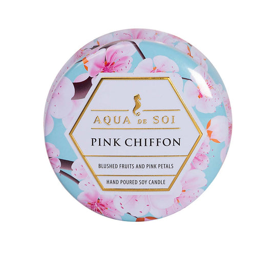 Pink Chiffon 9oz Aqua De SOi Tin Candle