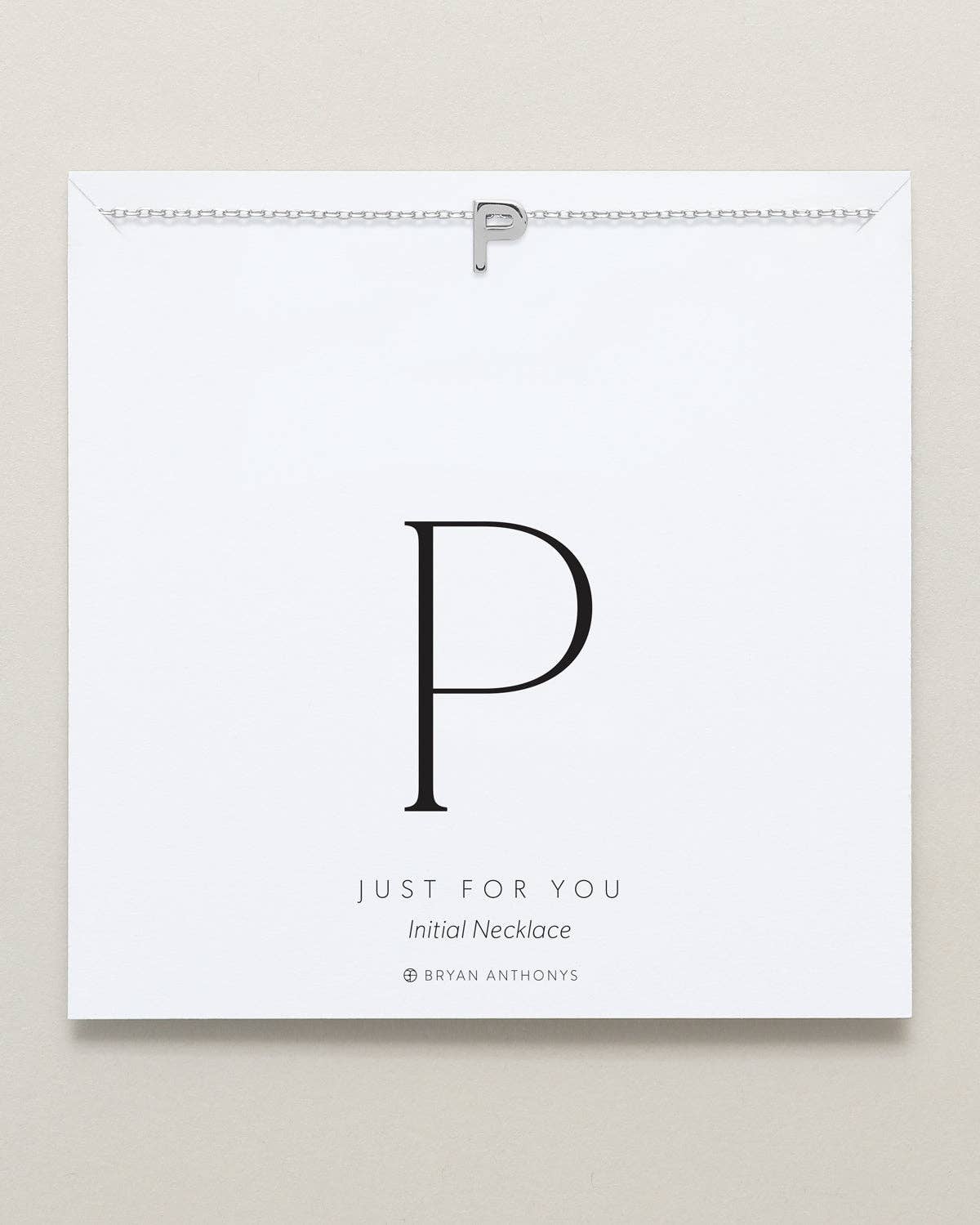 Just For You — Initial Necklace