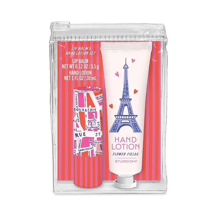 Rues de Paris Lip Balm & Hand Lotion Set