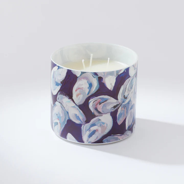 Kim Hovell Silver Shells 3-Wick Candle 12oz