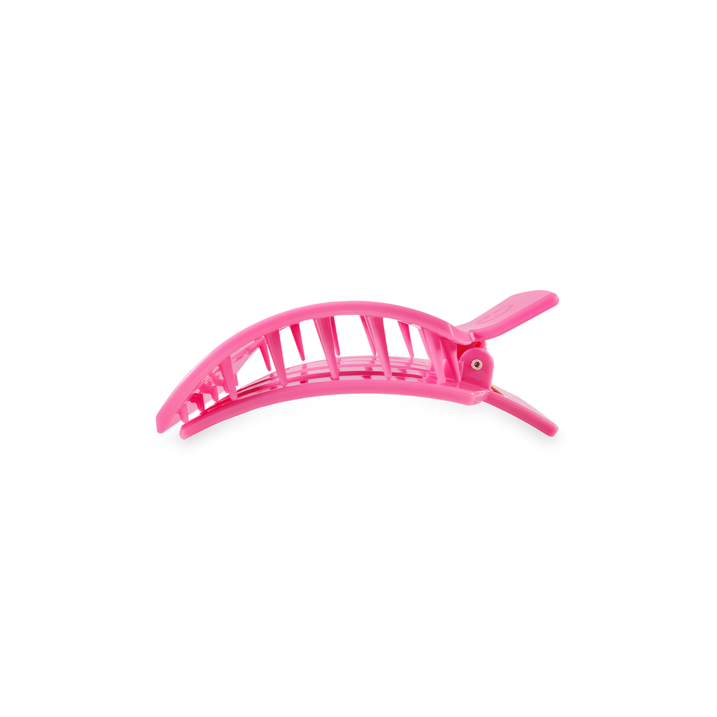 Square Flat Hair Clip | Small | Paradise Pink