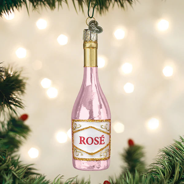 Rose Wine Ornament