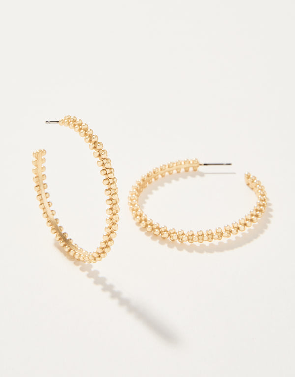 Telfair Hoop Earrings 40Mm Gold