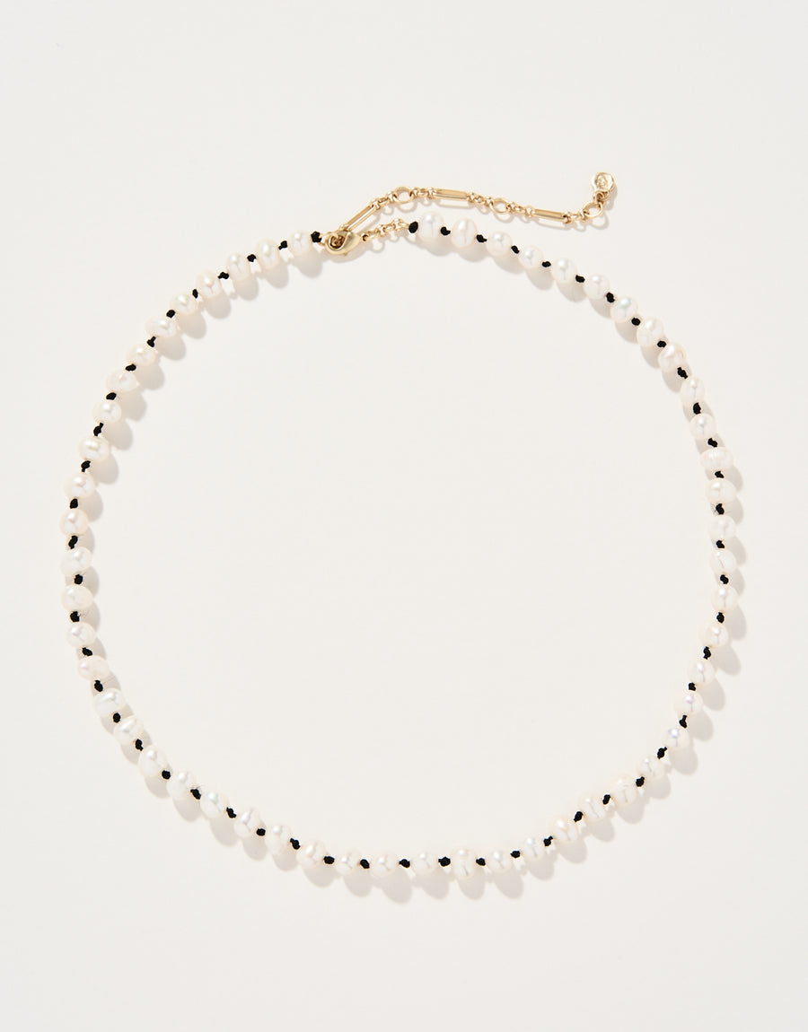 Pearl Rope Necklace 17"