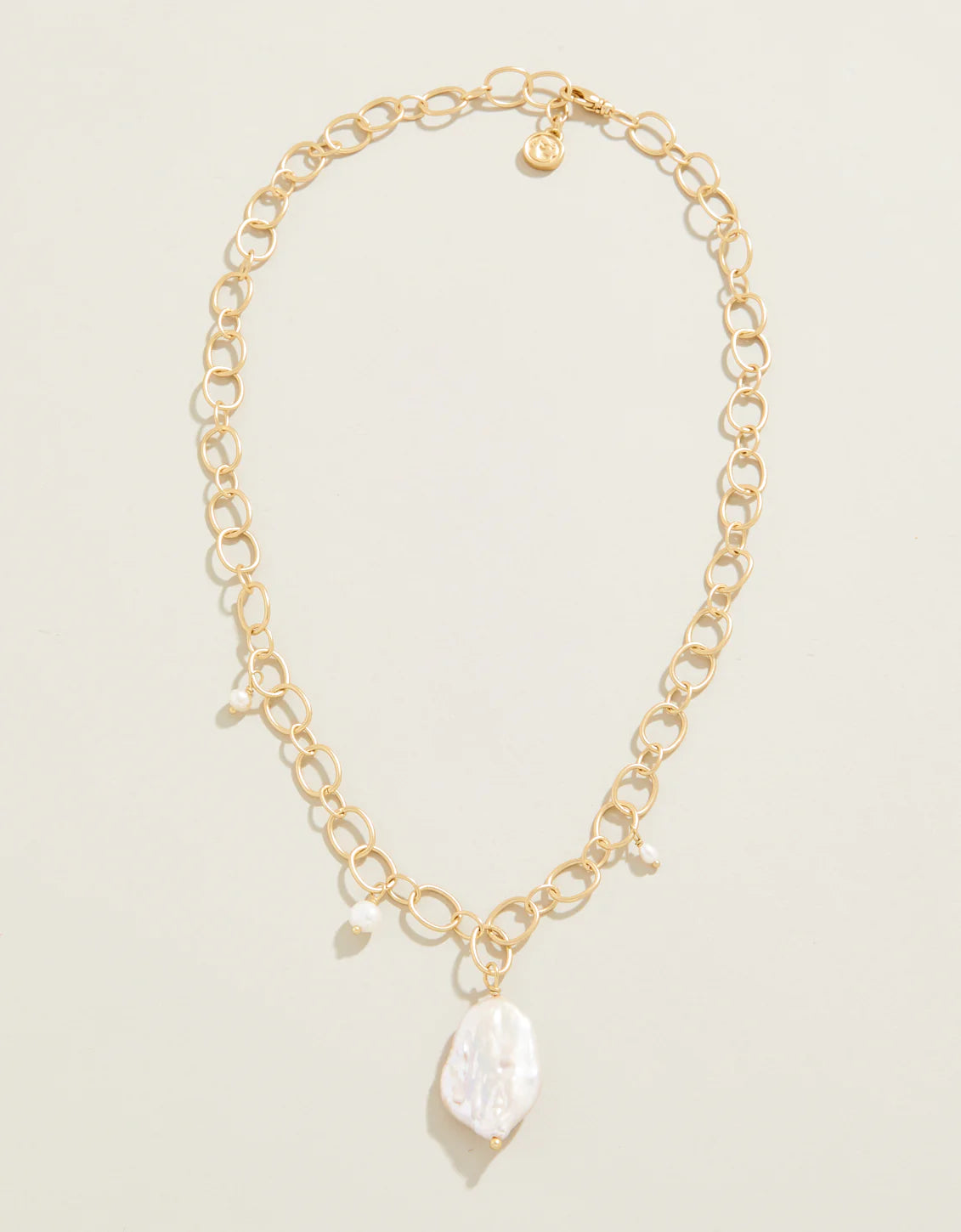 Appoline Necklace 18" Pearl - The Silver Dahlia