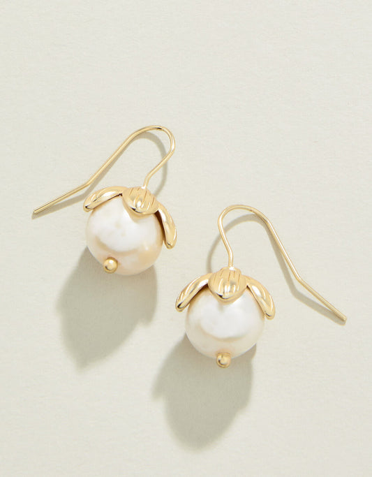 Bauble Pearl Drop Earrings