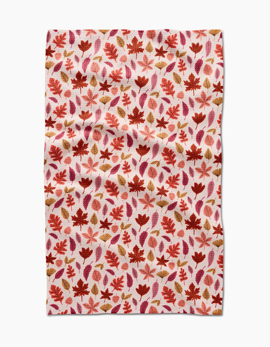 Fall Leaves Tea Towel