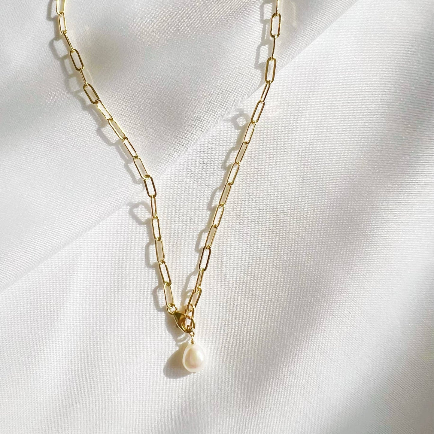 Elena Freshwater Pearl Necklace Gold Filled Versatile