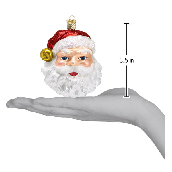 Jingle Bell Santa Ornament