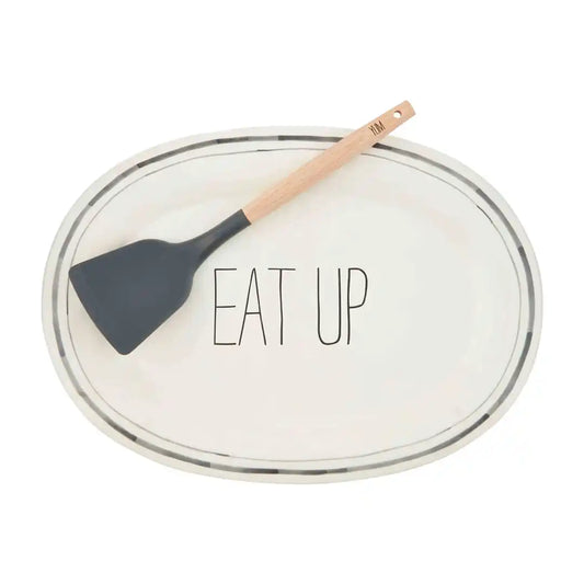 Eat Up Platter & Spatula Set - The Silver Dahlia