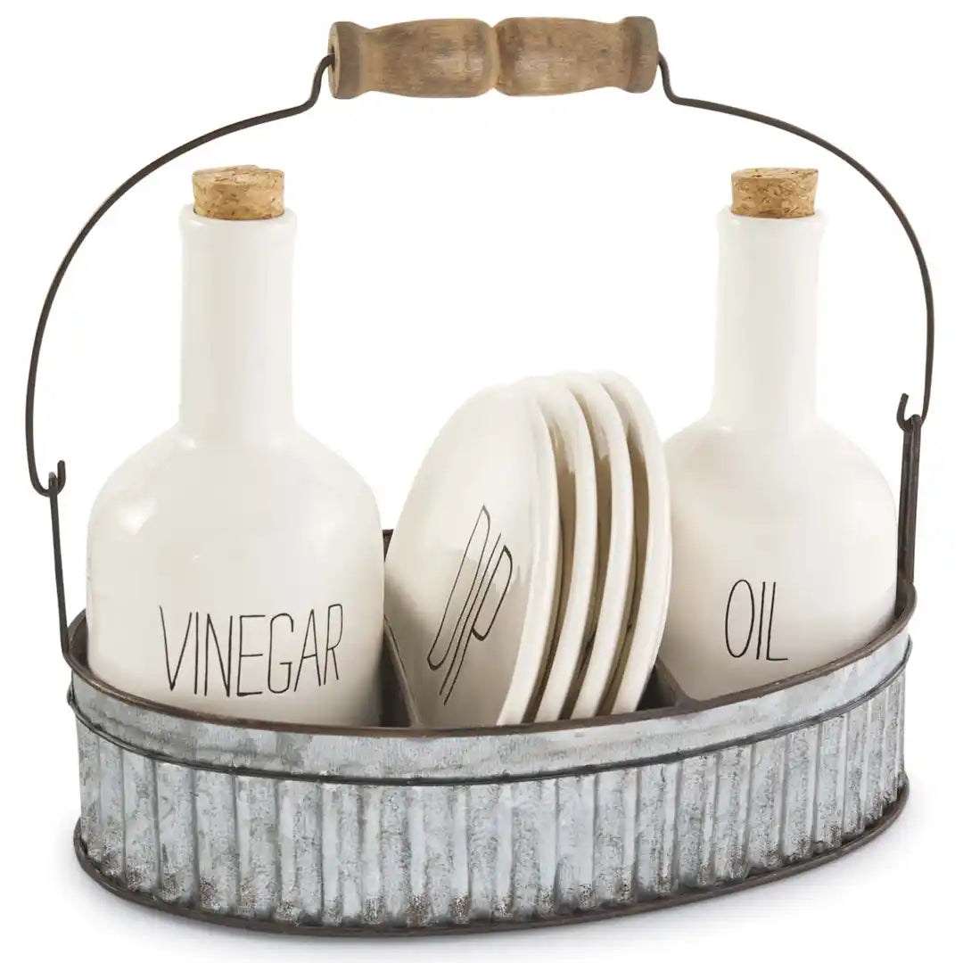 Oil & Vinegar Appetizer Set - The Silver Dahlia